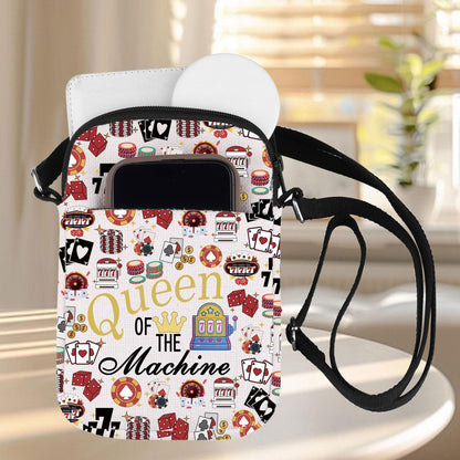 ZJXHPO Casino Cross Body Bag Casino Gambling Lover Gift Queen Of The Machine Messenger Bag Slot Gambling Gift