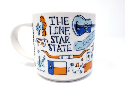 Starbucks Texas Coffee Mug, Been There Series Across The Globe Collection