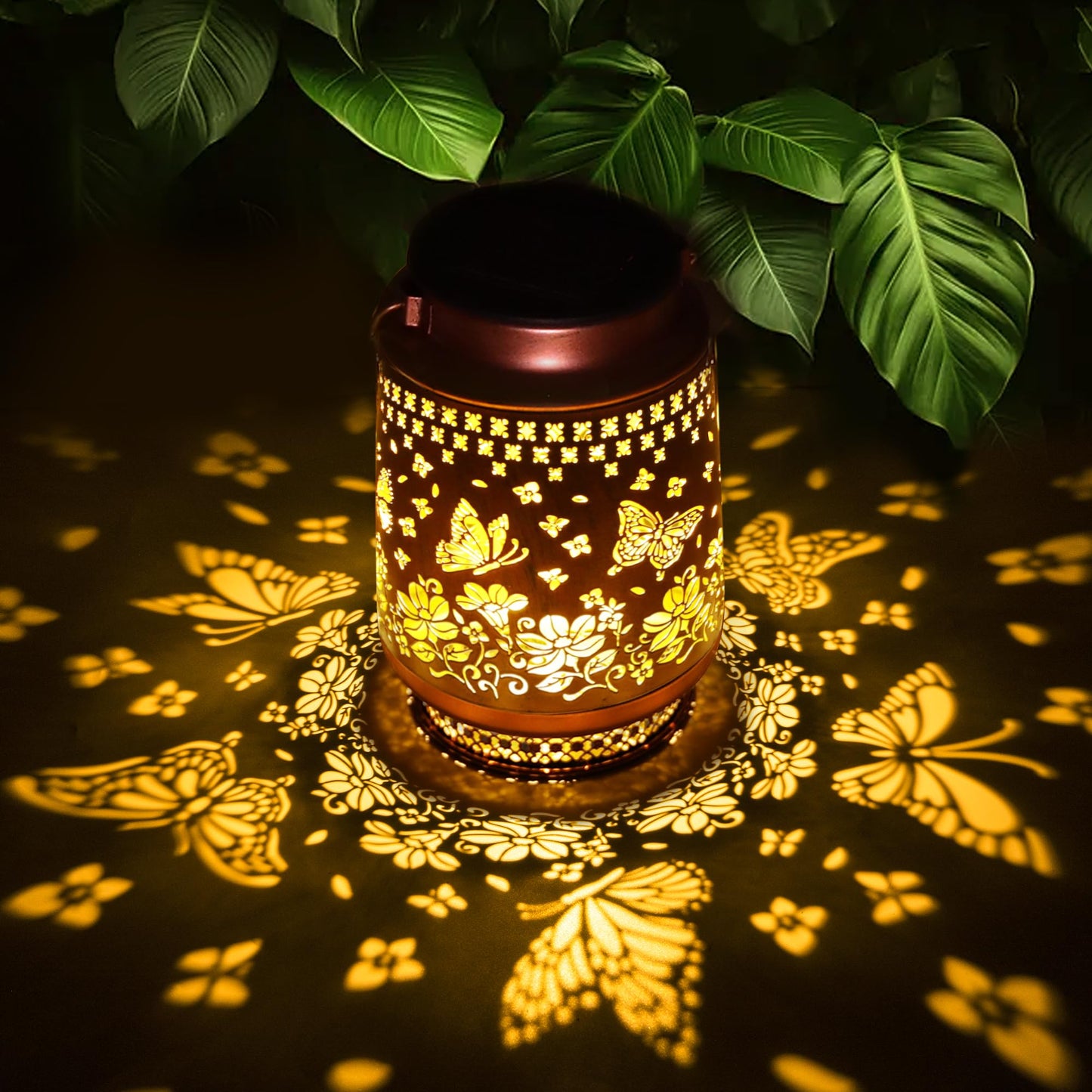Butterfly Gifts for Women Butterfly Solar Lantern Mothers Day Gifts Birthday Gifts for Women Mom Grandma Sister Friend Garden Decor Metal Solar Lights Outside Decorative for Yard Patio Pathway Porch