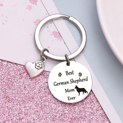 NOTHERS RSZOTW German Shepherd Keychain - German Shepherd Dog Mom Gifts - Dog Keychain