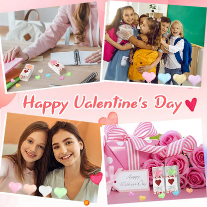 Wonderjune 36 Sets Mothers Gifts for Mom Women Small Emotional Affirmation Resin Support Thank You Luminous Heart Exchange Gifts