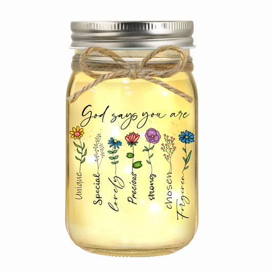Christian Gifts for Women, Mothers Day Birthday Graduation Gifts for Women, Religious Inspirational Spiritual Gift for Encouragement Bible Verse Jar Decorative Jars for Christmas Easter Sister Friend