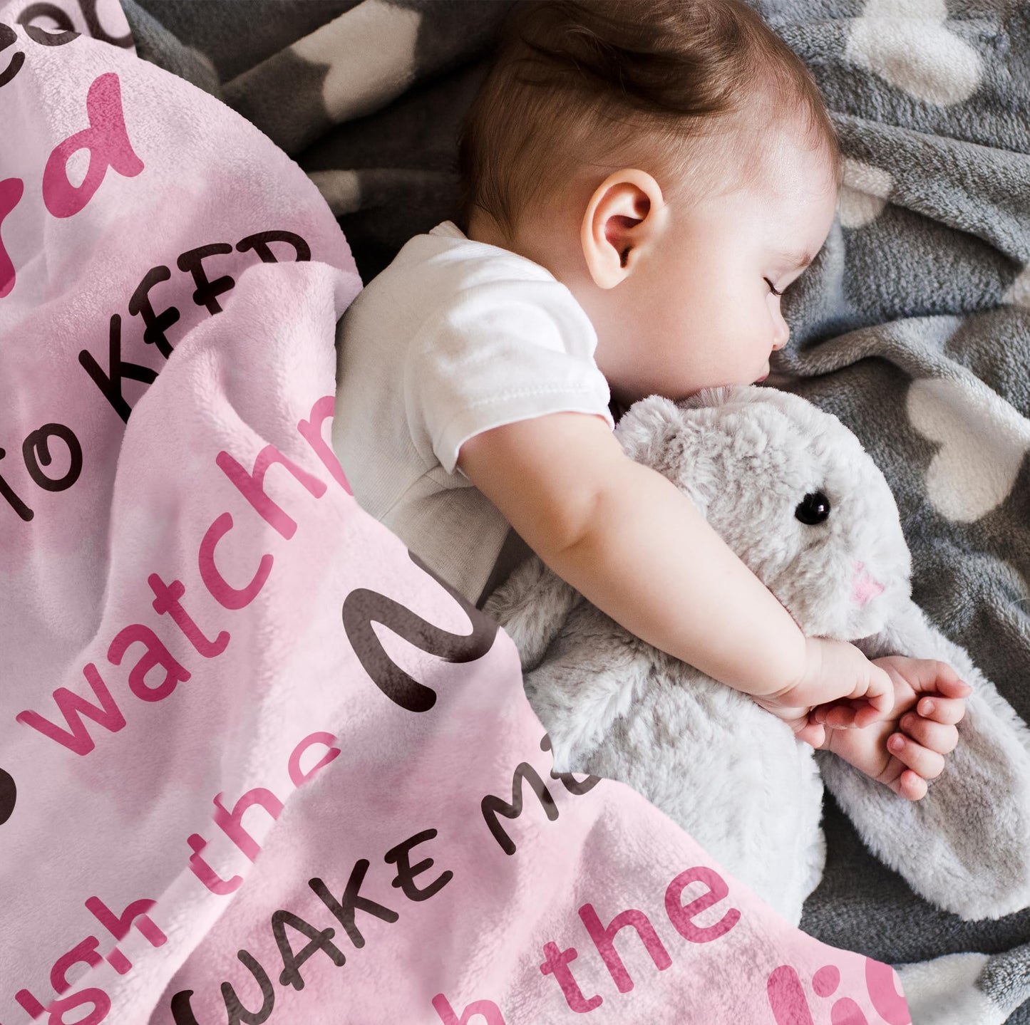 Nicetous Baptism Gifts for Girl Blanket 50x40in, Baptismal Gifts for Women/Kid/Baby Girl, Baptism Favors, Christening Gifts for Girls, Baptism Gift Idea Soft Throw Blanket