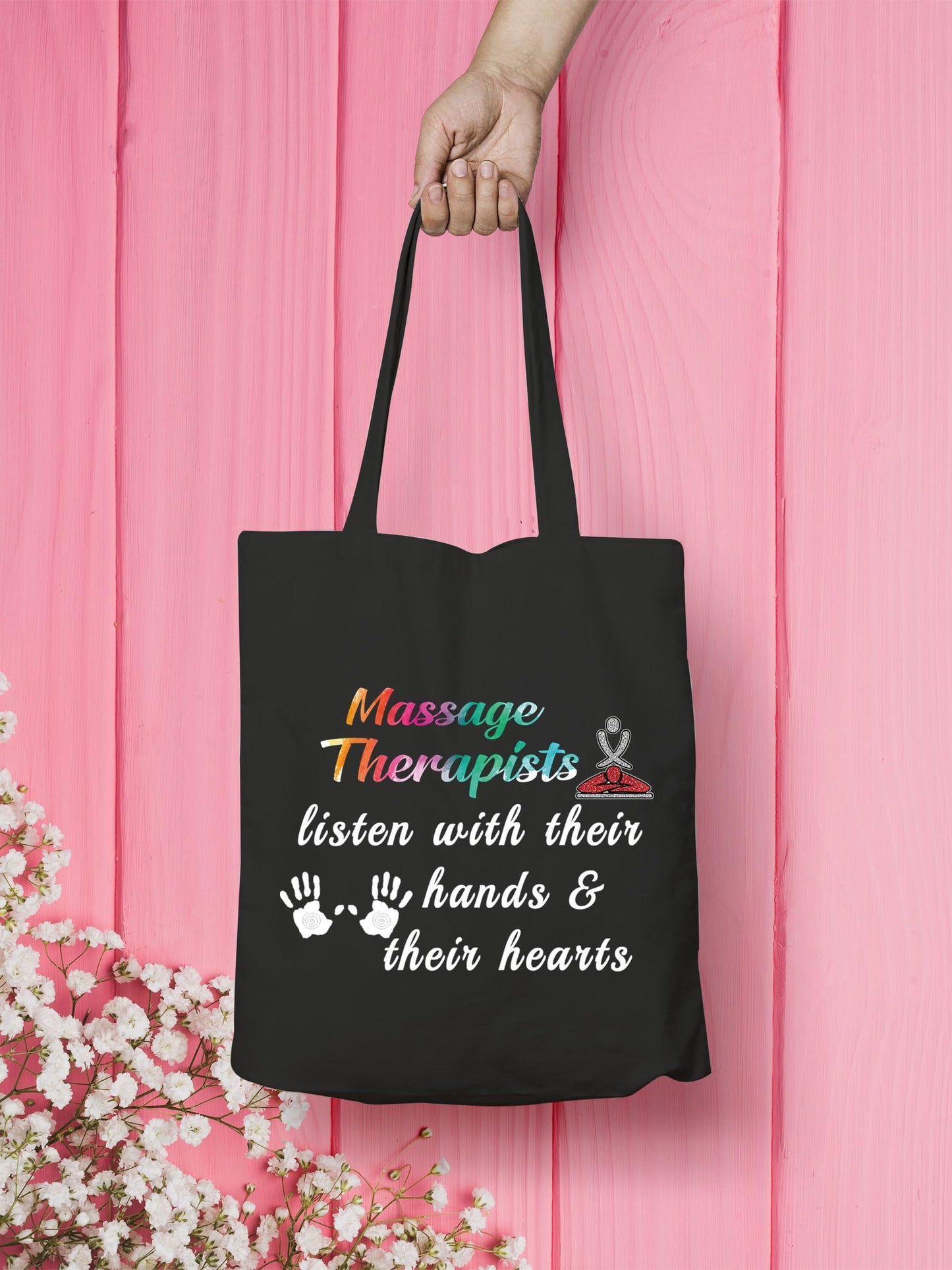 VAMSII Massage Therapist Gift Tote Bag - Massage Therapy Supplies - Masseuse & Massagist Gift