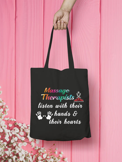 VAMSII Massage Therapist Gift Tote Bag - Massage Therapy Supplies - Masseuse & Massagist Gift