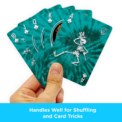 AQUARIUS Grateful Dead Playing Cards Standard Size – Themed Novelty Deck with 52 Unique Band Designs – Collectible Merchandise Gift for Teens and Adults