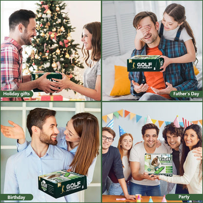 Toilet Golf Empty Box, Funny Prank-shaped Putting Green Hole Set Gag Gifts for Men, Cool White Elephant Gifts for Adults, Hilarious Prank Ideal Gifts Idea Present for Birthday, Father's Day, Christmas