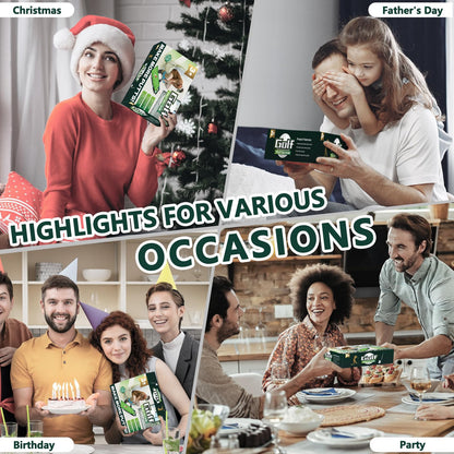 Prank Gift Box, Toilet Golf Game Facade, Wrap the Actual Gifts with a Prank Empty Gag Box, Funny Christmas Gag Presents Ideas for Dad Men Boyfriend(Pack of 1)