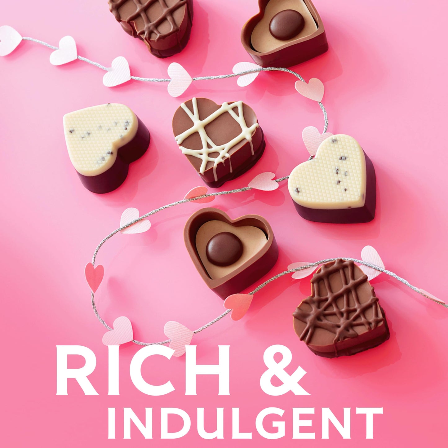 GHIRARDELLI Valentine’s Day Signature Praline Collection, 4.6 oz – Assorted Chocolate Pralines Gift Box