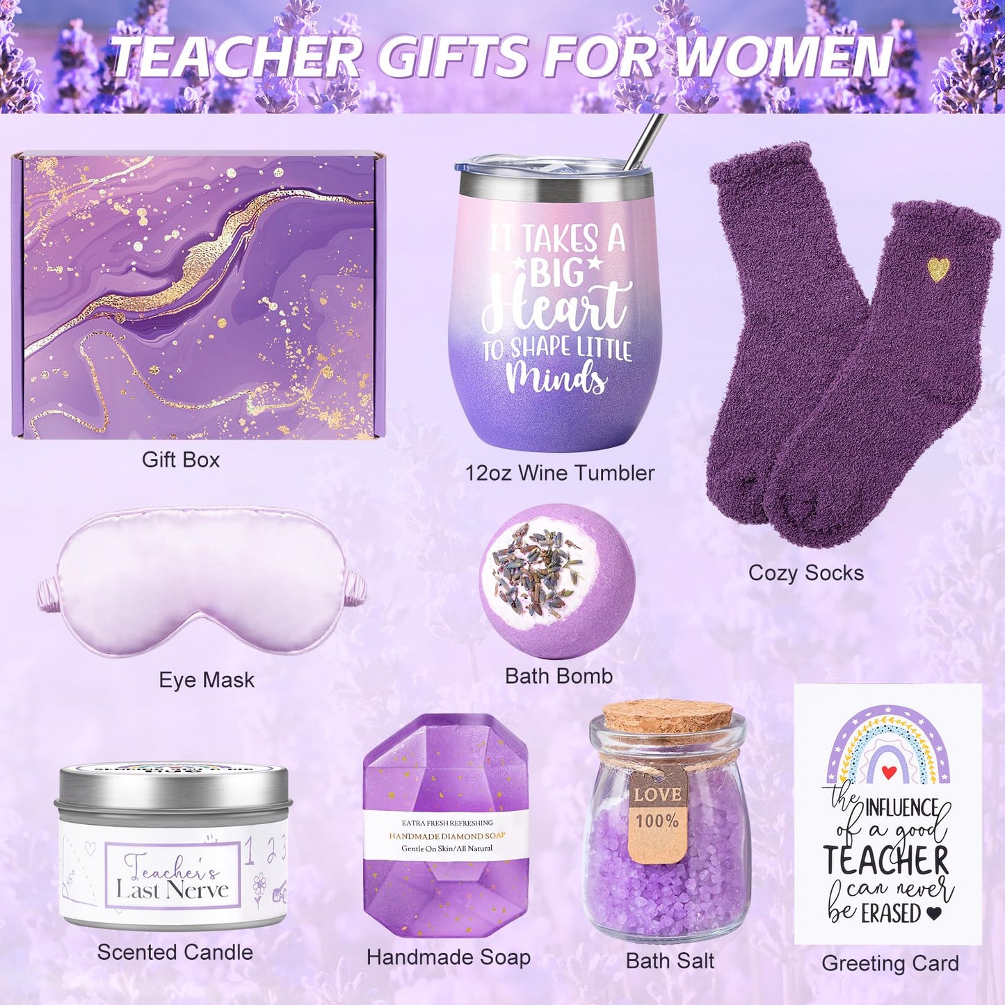 Teacher Gifts for Women, Teacher Appreciation Gift for Women, Best Teachers Gifts, Back to School Thank You Gift for Teachers from Student, Teacher's Day Christmas Birthday Thanksgiving Ideas