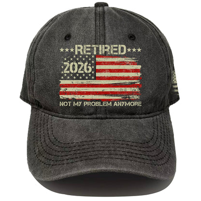 Retirement Gifts for Men Women,Retired Hat,Retirement 2026 Decorations,Adjustable Cap-Gift for Dad, Mom,Husband,Wife