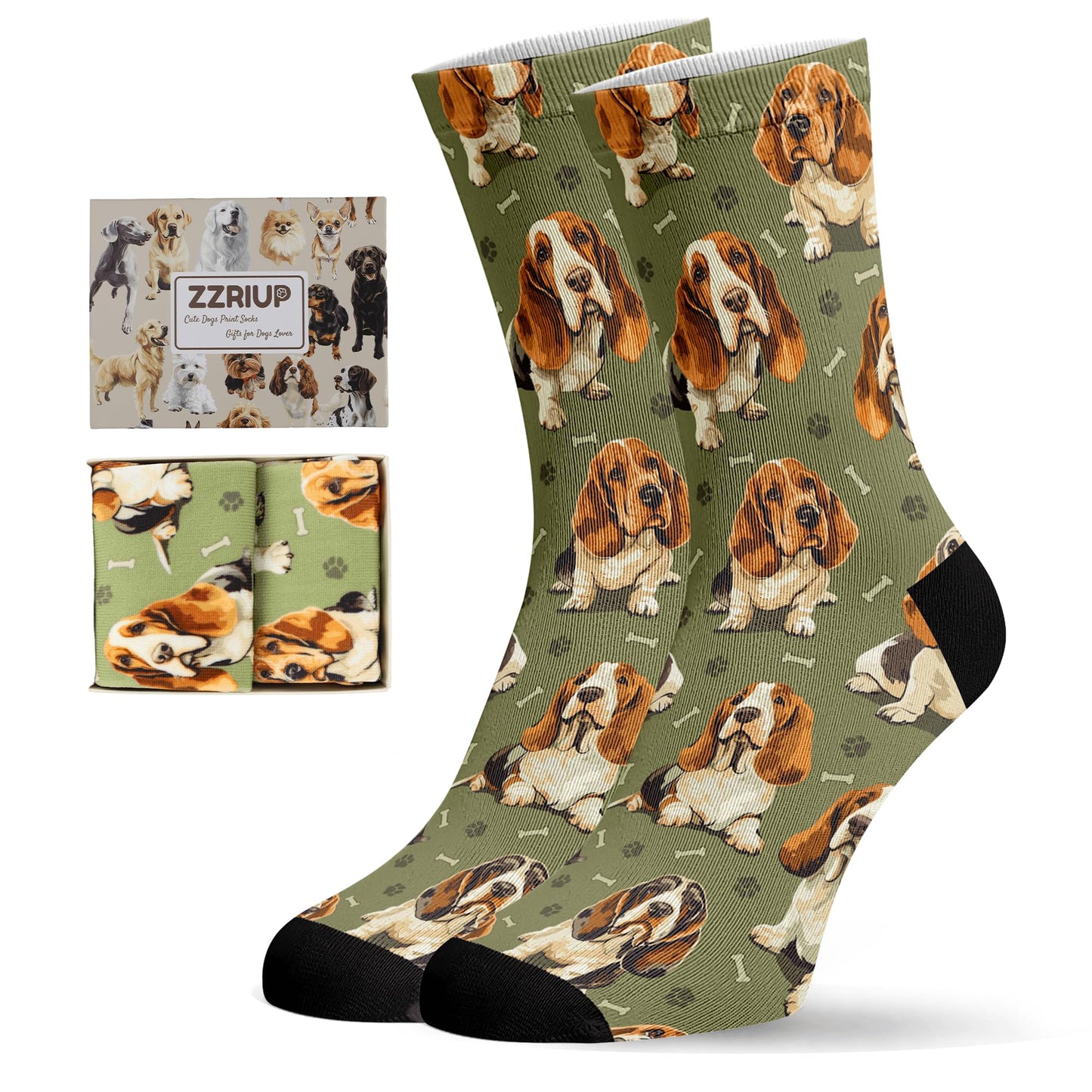 Dogs Socks for Women & Men, Novelty Gifts for Dog Lovers