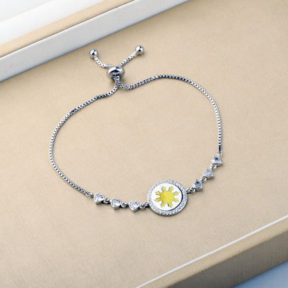 KEYCHIN Sun And Star Bracelet - Filipina Pride Gifts - Philippine Flag Jewelry
