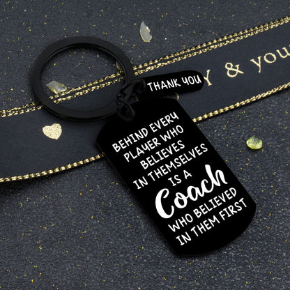 isiyu Coach Appreciation Gift Thank You Keychain Gift for Hockey Baseball Soccer Football Volleyball Team Fitness Instructor