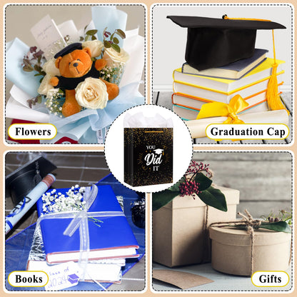 PETCEE Graduation Gift Bags - 13" Large Grad Gift Bag with Tissue Paper for Graduates Him Her 2026 You Did It Graduation Bags for College Senior High School 8th Grade Nursing School Party Supplies