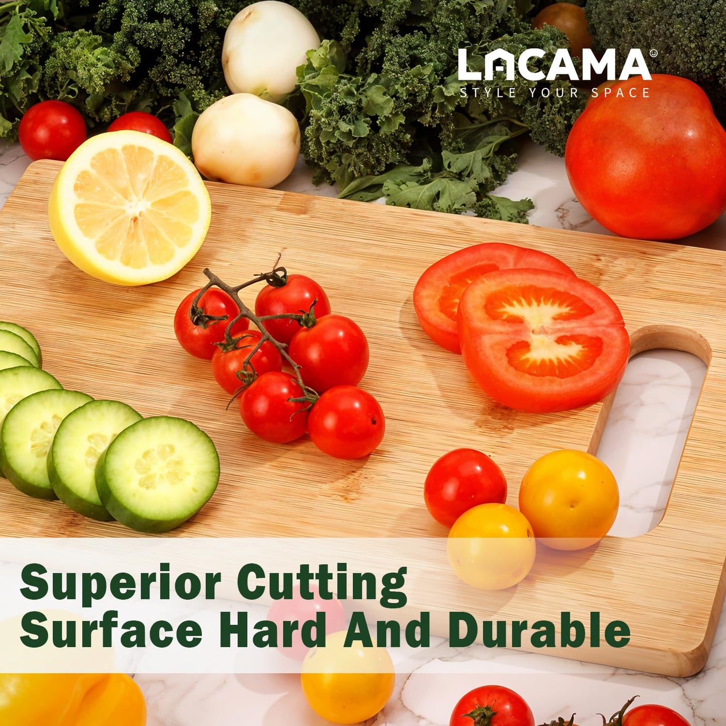 Lacama Margarita Gifts Cutting Chopping Boards for Kitchen, Cocktail Gifts for Women Cocktail Lovers, Margaritas Decorative Bamboo Cutting Board