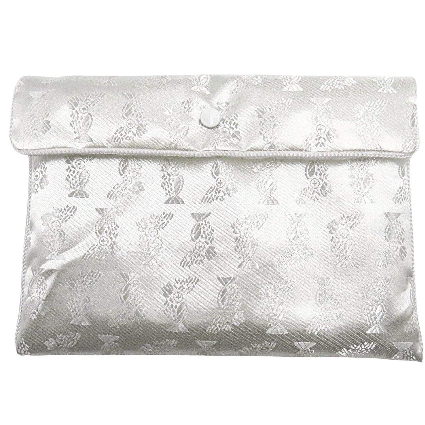 Needzo Light of Christ First Communion Satin Purse Set, Includes Mass Prayer Book, Rosary & Pouch, Scapular, Lapel Pin, Gifts & Keepsakes for Young Women, Communicant Starter Pack (6 Piece)