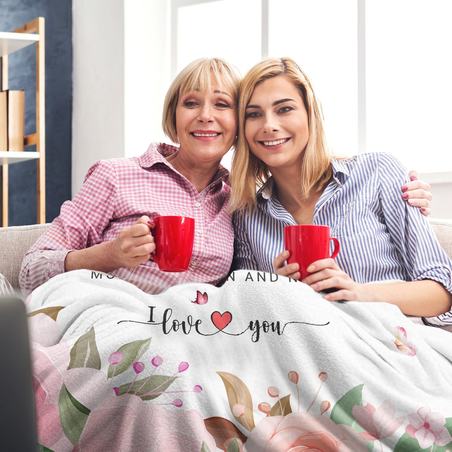 Mamaw Gifts, Gifts for Mamaw Blanket, Mamaw's Birthday Gift from Grandchildren Grandkids, Best Mamaw's Ever Gift for Grandma Retirement Throw Blanket 60x50 Inch