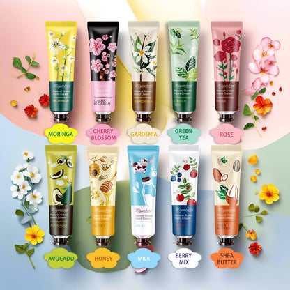 10 Pack Hand Cream Gift Set,Mothers Day Gifts,Moisturizing Hand Lotion Travel Size for Dry Hands,Birthday Gifts for Women&Teen Girls,Teacher Appreciation Gifts,Nurses Week Gifts, Mini Bulk Gifts