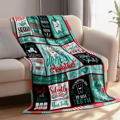 Dental Assistant Gifts,Gifts for Dental Assistants,Dental Assistant Gifts for Women,Dental Assistant Appreciation Gifts,Dental Assistant Week Gifts,Assistant Gifts Blanket 50"X60"