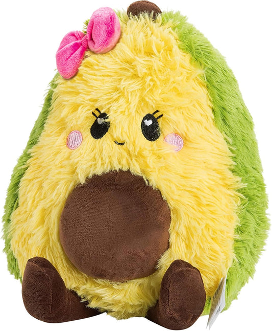Avocado Microwavable Unscented Heating Pad for Women and Kids- Cute Soft Cozy Pillow Plush Heatable Warm Stuffed Animals - Kawaii Hot and Cold Plushie Food Toy - Avocado Gifts for Girls and Boys