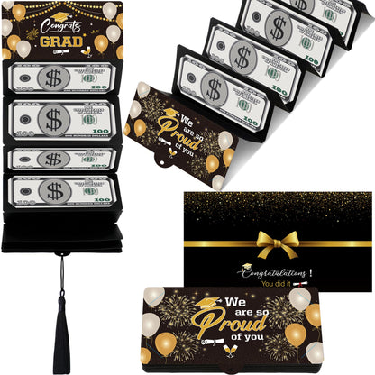 Graduation Gifts, Graduation Money Holder with 10 Bill & Card Slots and Envelope, Congratulation Cash Gift Card Holder for College Graduates 2026
