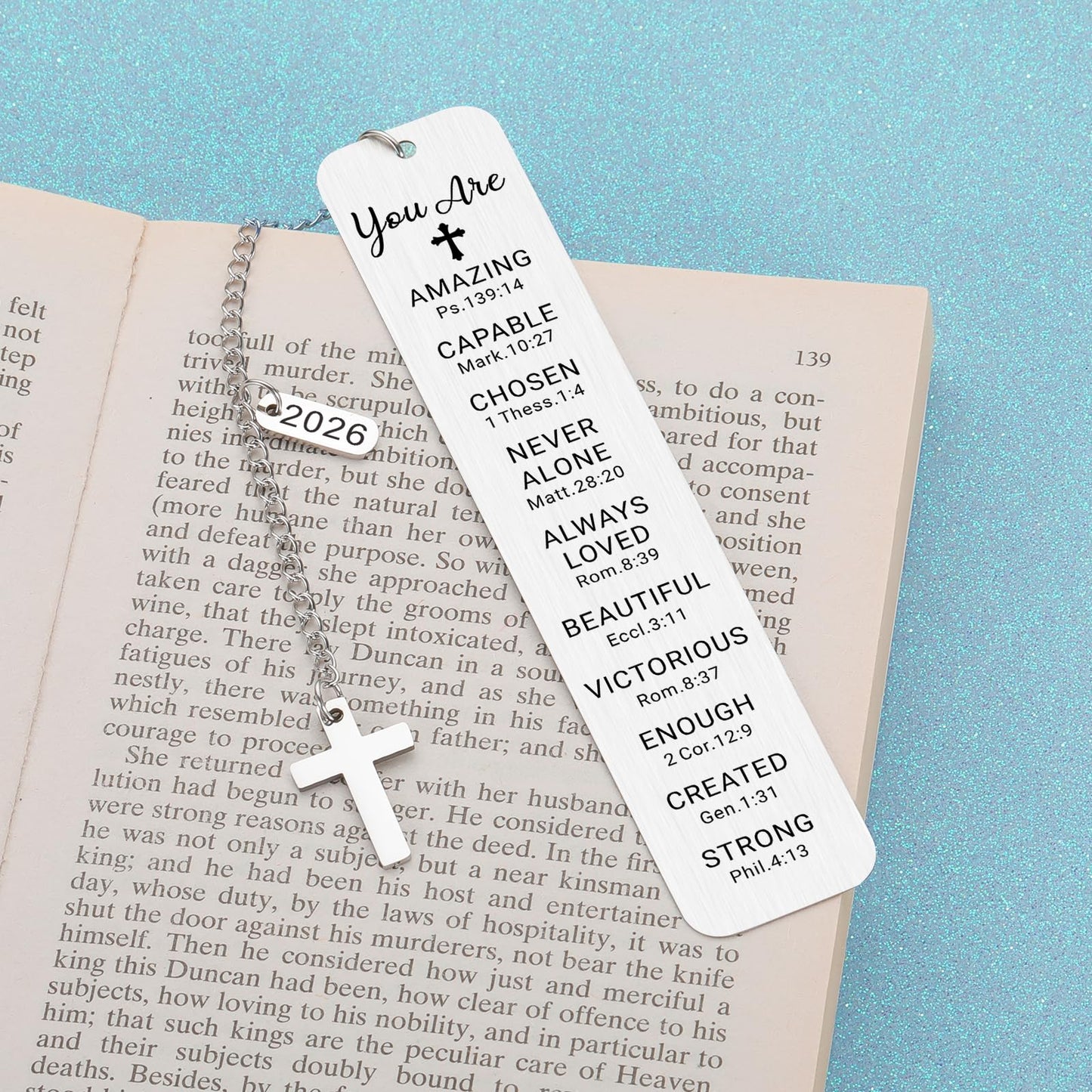 Baptism Gifts for Teen Girls Teenage First Communion Gifts for Girls Teens Boys Religious Christian Confirmation Gifts Bookmark for Women Girls Graduation Birthday Gifts Stocking Stuffers for Teen Boy