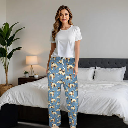 Pet Lover Pajama Pants – New Cotton Blend - All Season - Comfort Fit Lounge Pants for Women and Men - 27 Breeds Available