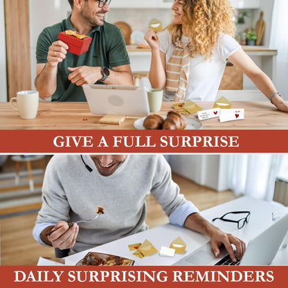 STOFINITY Long Distance Relationship Gifts For Him - I Love You Gifts For Him Her, DIY Mini Love Notes Card For Couples, 6 Months Anniversary Boyfriend Gift, Romantic Gift For Boyfriend Long Distance