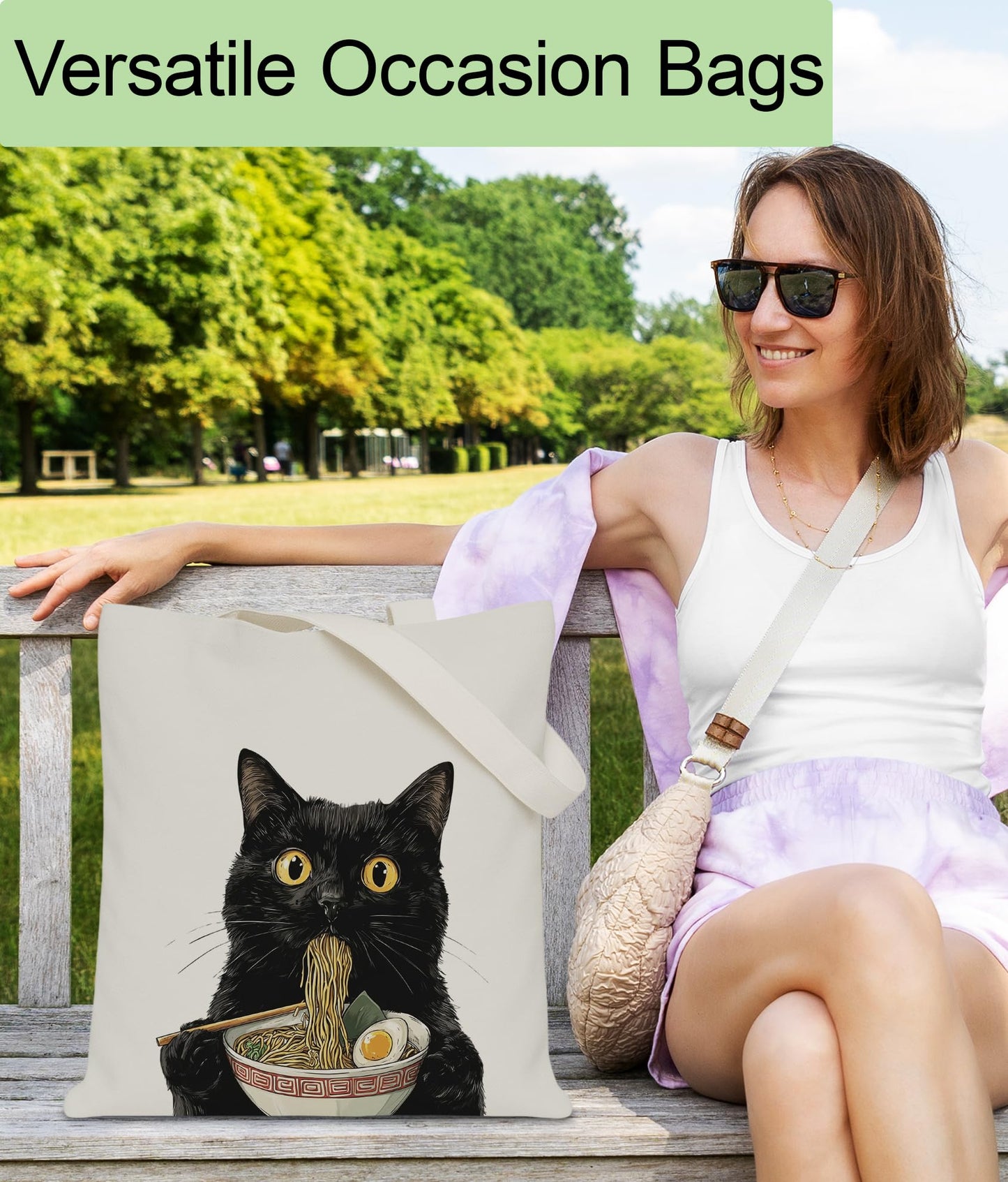 Aesthetic Tote Bag for Women Girls, Stylish Tote Bag for Friends Besties Coworker