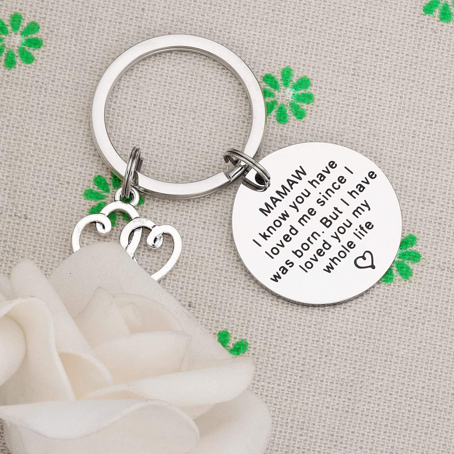 Mamaw Gifts Keychain for Women - Best Mamaw Ever Key Chains Gift