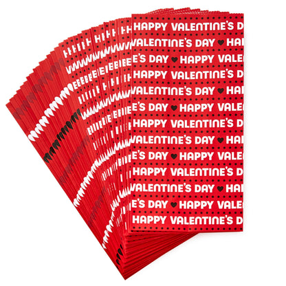 Hallmark Valentine's Day Paper Treat Sacks (30 Bags: Happy Valentine's Day, Hearts) for Classroom Parties, Valentines, Kids, Coworkers
