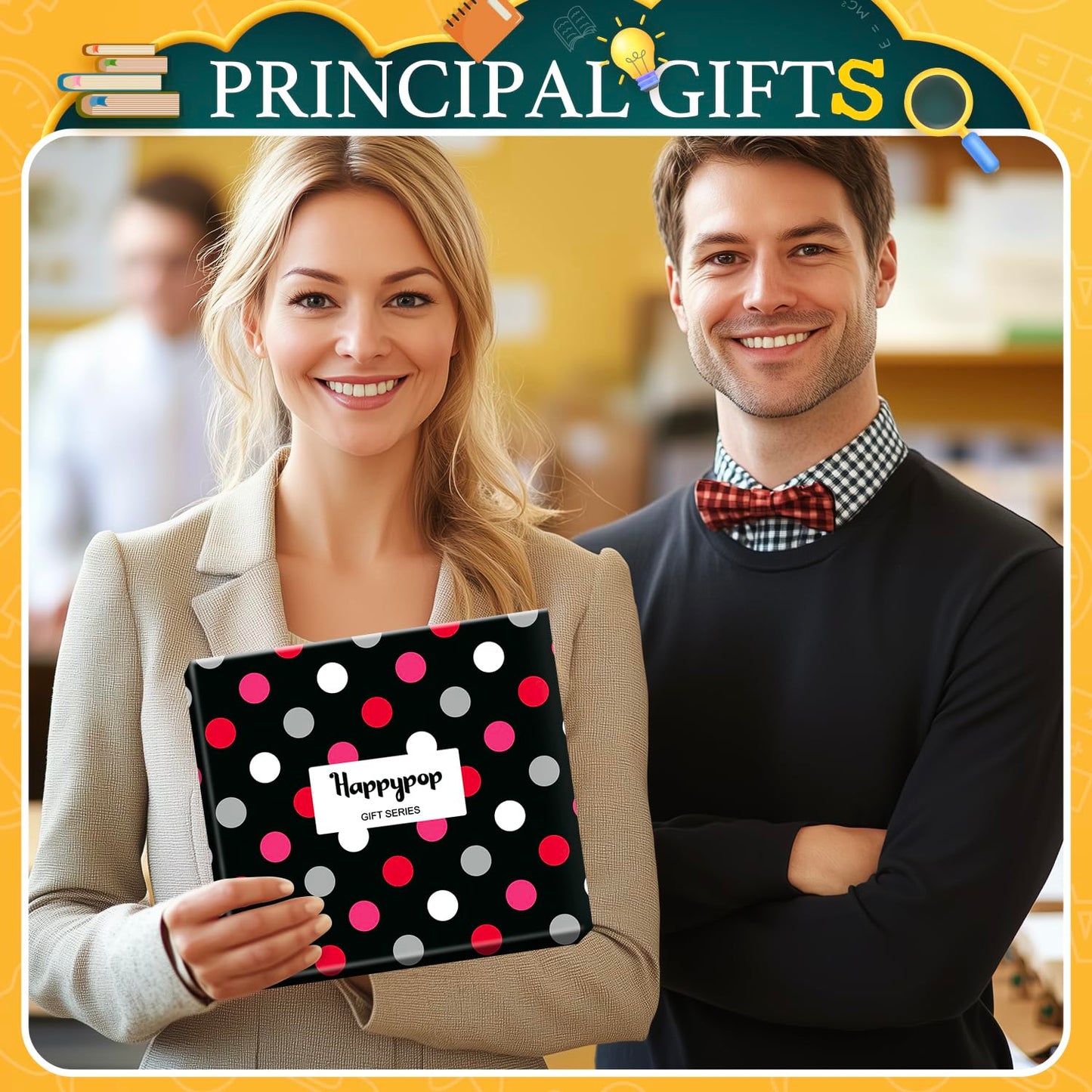 HAPPYPOP Appreciation Gifts for Women Men - Principal Boss Teacher Coach Coworker Socks