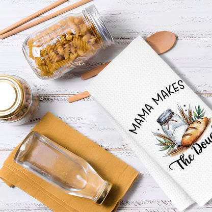 Funny Sourdough Bread Kitchen Towels,Baking Bakers Gifts for Women Hand Towel,Mom Gifts from Son Daughter,Mama Gift Dish Tea Towels for Kitchen,Gift for People Who Love Baking 16x24 Inch