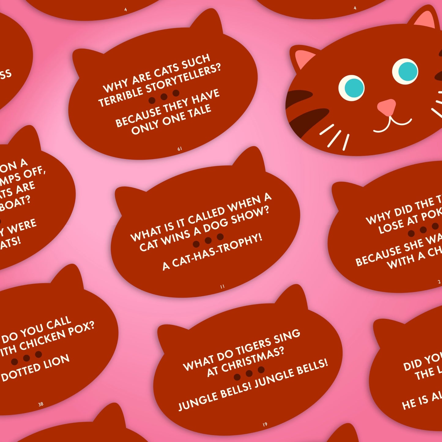 Ridley’s 100 Paw-Some Cat Joke Cards – Includes 100 Jokes for Kids and Adults, Funny Jokes for Family-Friendly Fun, Makes a Great Gift Idea