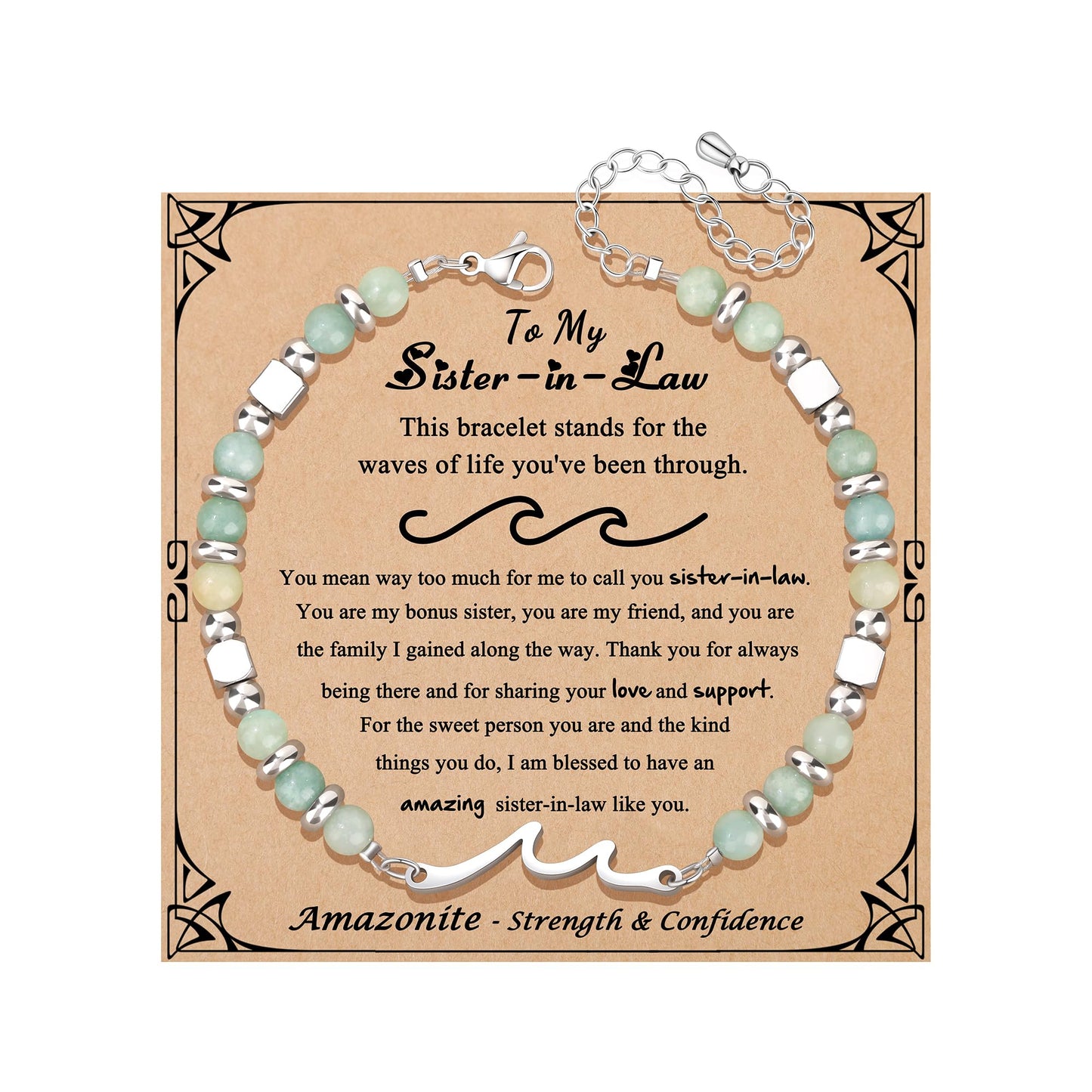 JoycuFF 𝗚𝗶𝗳𝘁𝘀 𝗳𝗼𝗿 𝗪𝗼𝗺𝗲𝗻 𝗪𝗮𝘃𝗲 𝗕𝗿𝗮𝗰𝗲𝗹𝗲𝘁 Birthday Graduation Christmas Valentines Mothers Day Meaningful Gifts Unique Wave Bracelets for Women