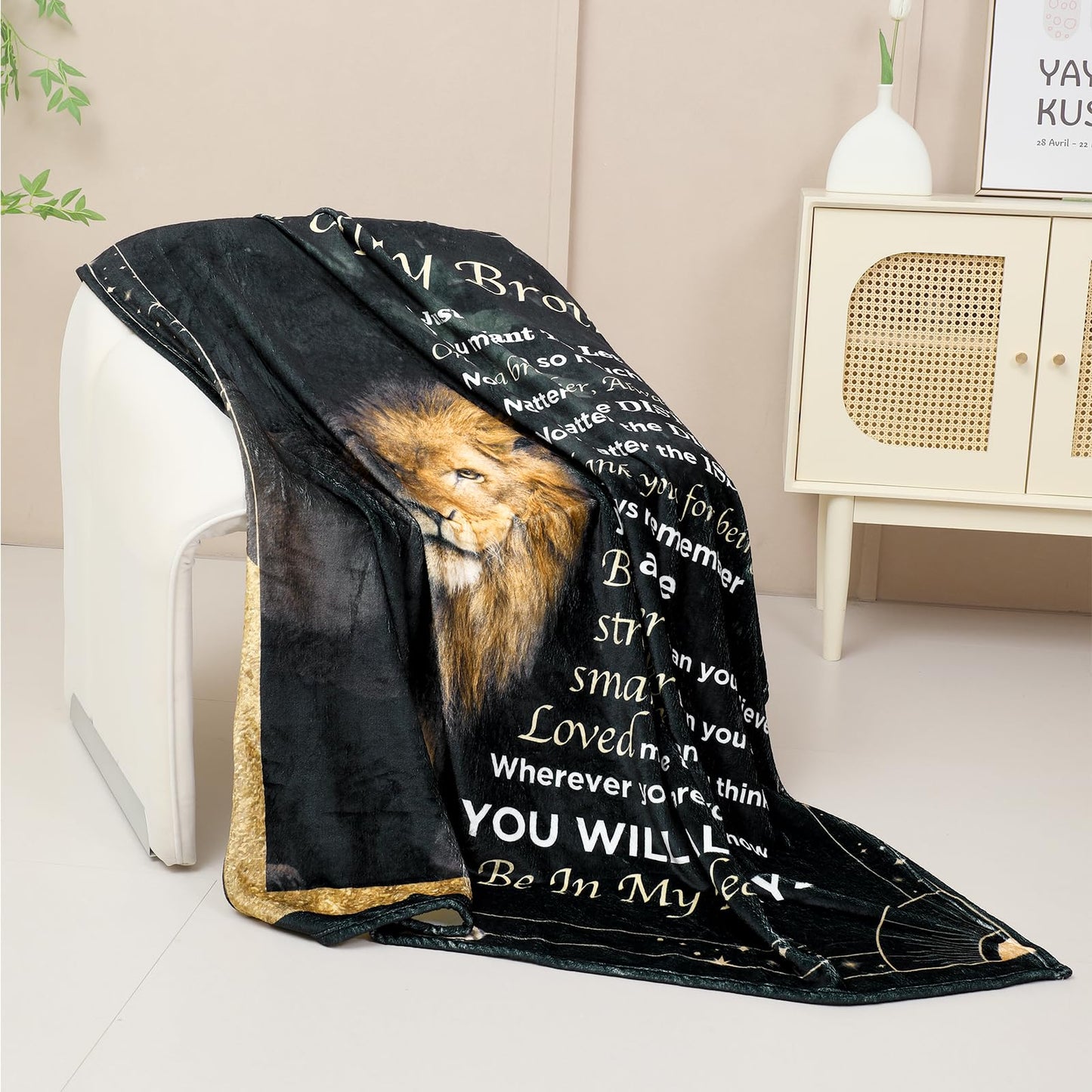 Best Brother Gifts from Sister for Birthday, Big Brother Birthday Gifts for Brother Adult from Sister,Birthday Gifts for Brothers from Sisters, 60"x50" Blanket