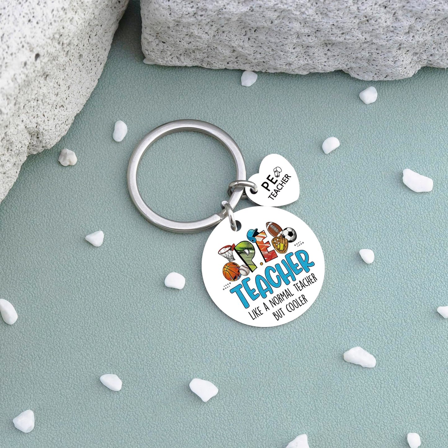 Gym Teacher Gifts PE Teachers Day Gift For Men Women Cool Teacher Appreciation Gift Male Birthday Graduation End Of Year Teachers Gifts Gym Ornament For Teacher's Day Whistle Keychain