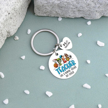 Gym Teacher Gifts PE Teachers Day Gift For Men Women Cool Teacher Appreciation Gift Male Birthday Graduation End Of Year Teachers Gifts Gym Ornament For Teacher's Day Whistle Keychain