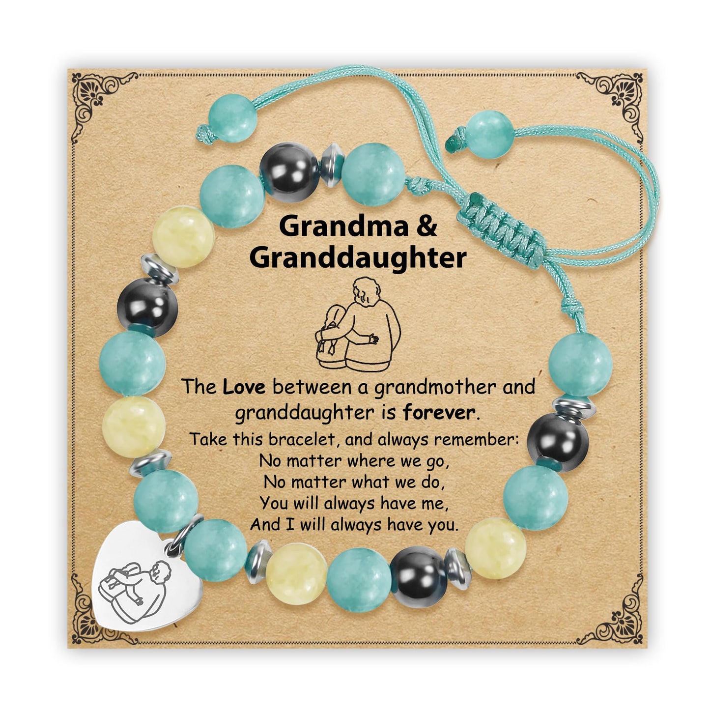 Sereney Dance Recital Gifts for Girls as Handmade Birthday Gift for Women New Grandma Sister in Law Friends Bestie Bracelets Best Friend Gift for Her