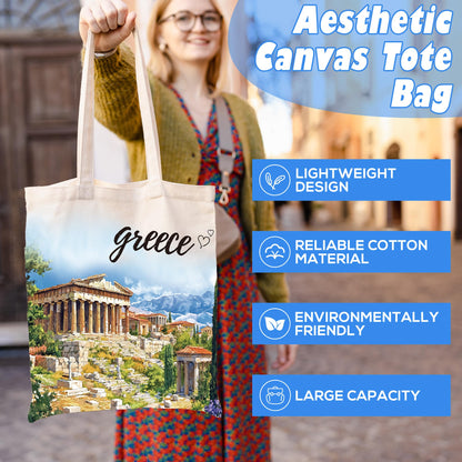 Sitsink Europe Travel Souvenirs Gifts Tote Bags Reusable Grocery Bags London Paris Switzerland Gifts for Women