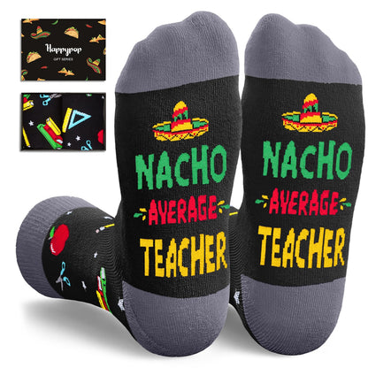 HAPPYPOP Appreciation Gifts for Women Men - Principal Boss Teacher Coach Coworker Socks