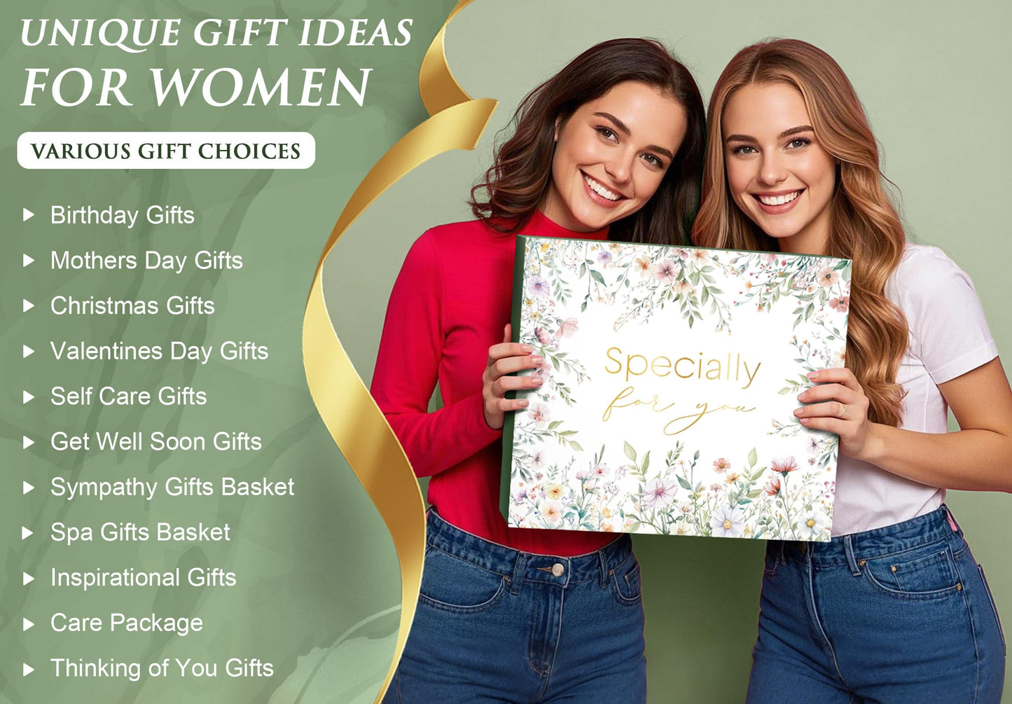 Self Care Gifts for Women Get Well Soon Gifts, Birthday Gifts for Women Care Package, Sympathy Gift Baskets Spa Gifts Set, Christmas Thinking of You Inspirational Gifts for Mom Her Friend Sister Wife