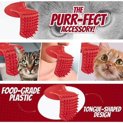 Lick'em Tongue Cat Brush – Funny Novelty White Elephant Gag Gift for Cat Lovers