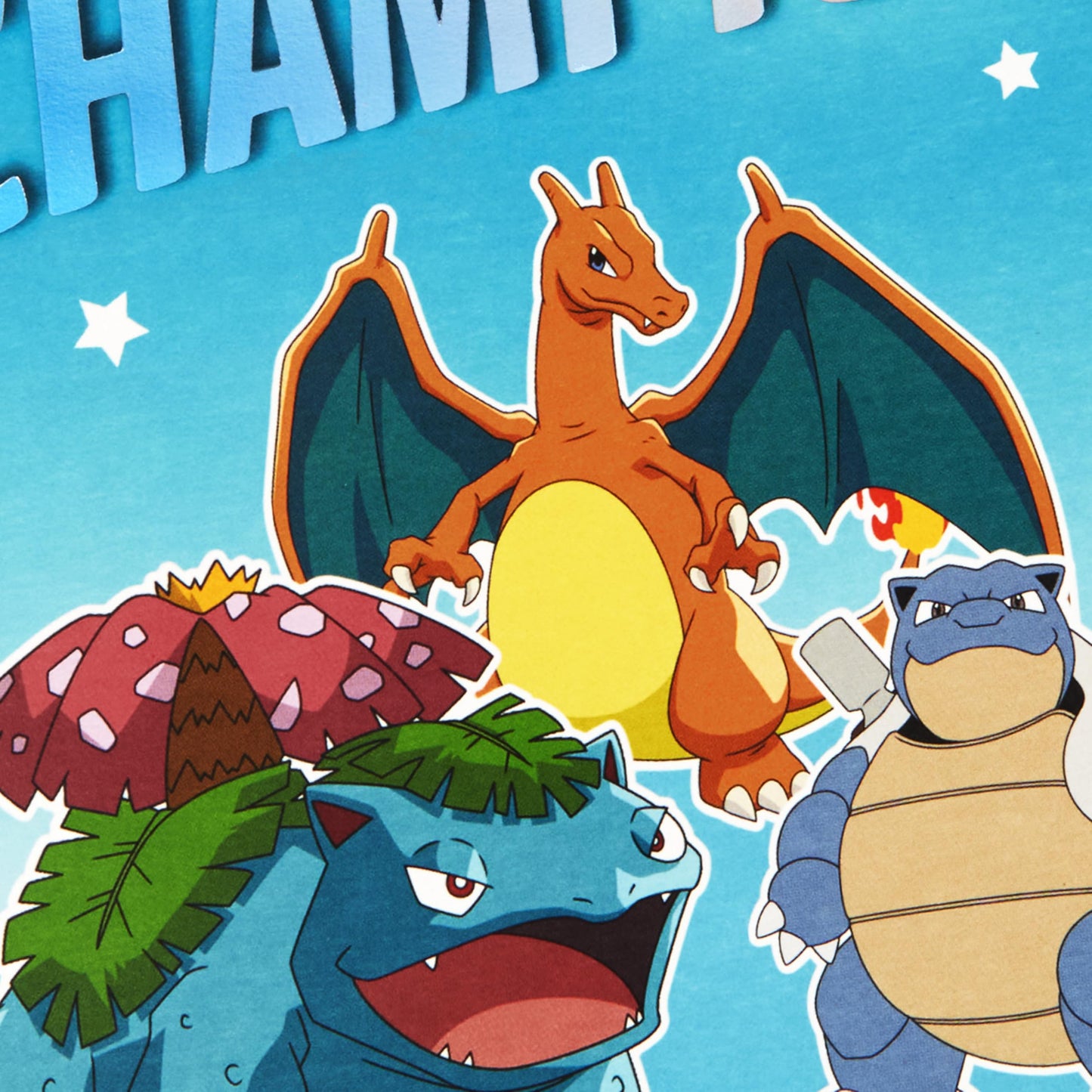 Hallmark Pokémon Kids Birthday Card with Button (Celebrate Like a Champion) for Son, Daughter, Grandchild