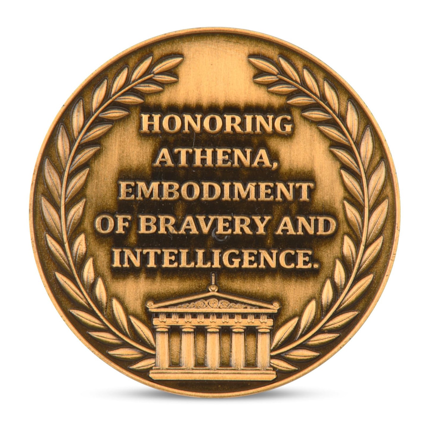 Athena Coin - Symbol of Greek Wisdom and Courage,with Acrylic Display Case, or Decorative Piece（Single Coin