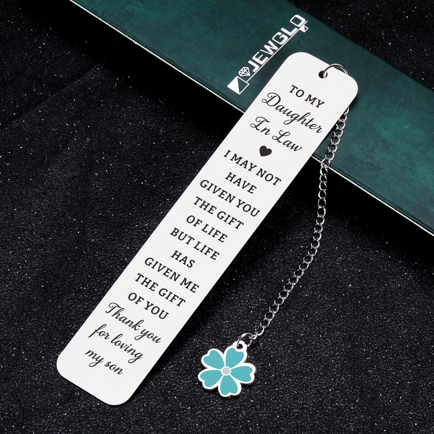 Daughter in Law Gifts from Mother in Law - Mothers Day Gifts for Daughter in Laws Birthday Future Daughters in Laws Gift for Mothers Day Birthday Wedding Anniversary, Bookmark for Book Lover Women