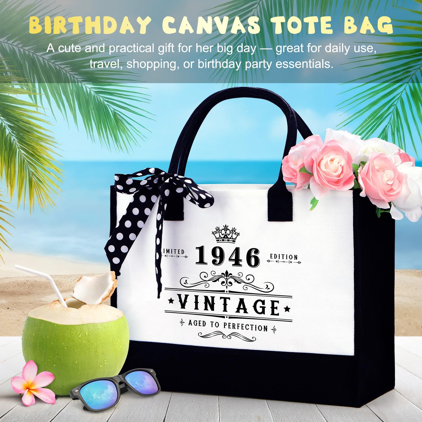 80th Birthday Gifts for Women Her Cool 80 Year Old Birthday Gifts for Women Unique Gift for 80 Year Old Woman Female Mom Meaningful 1946 Gift Ideas for Woman Over 80 Funny Happy 80th Decoration Things