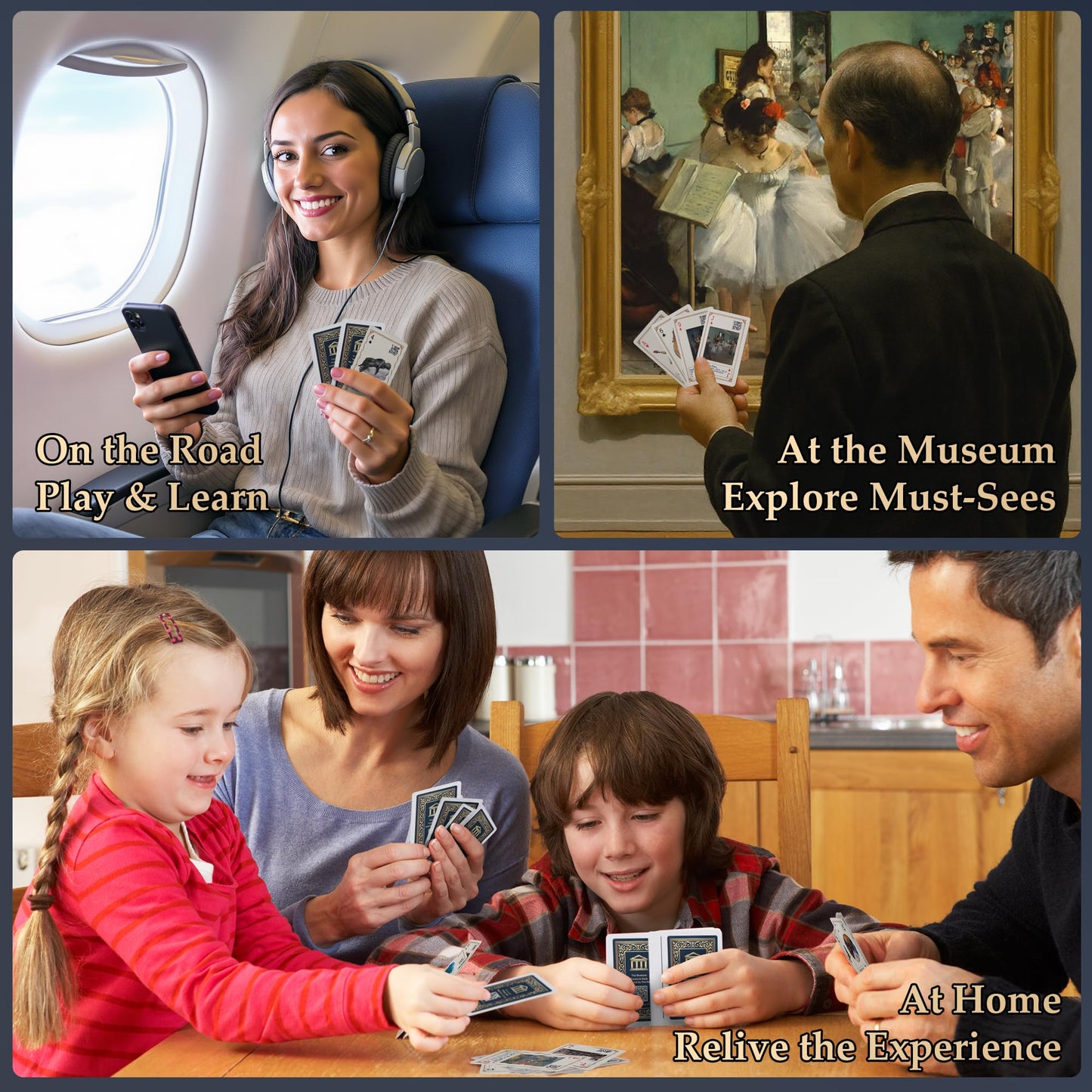 merryhome Arts of Playing Cards with QR Audio Guides - The Metropolitan Museum of Art x Discover Art & Play Cards | Themed Playing Cards | Museum Decks | Unique Gift for Art Lovers & Travelers