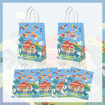 YOOUUQIAN 20 PCS Blue Dog Birthday Party Supplies, Blue Dog Party Decorations Gift Bags Birthday Party Favors Bag